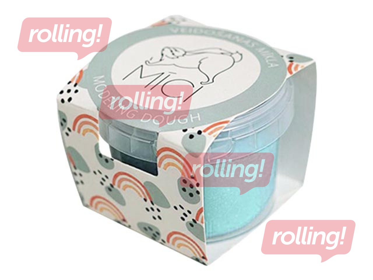 Plastiliin Mīci 120 g, pastellsinine