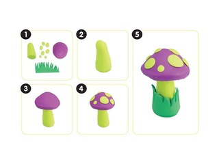 Plastilīns Milan, 6 neona krāsas