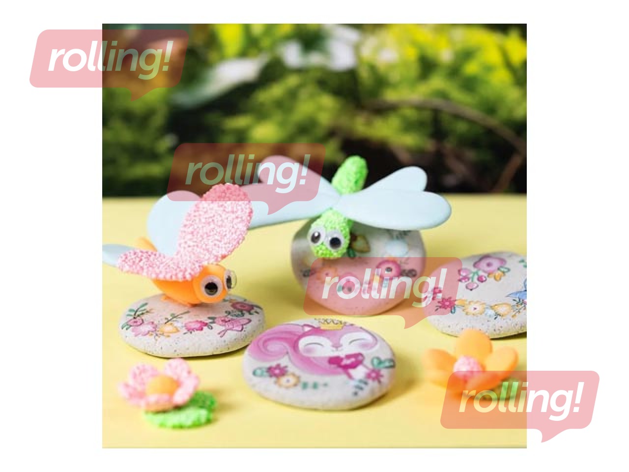 Смесь лепного и каменного пластилина, красная, оранжевая