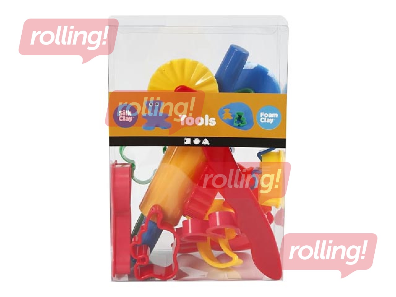 Plastiliinivormide komplekt, erinevad värvid, 15 tk.