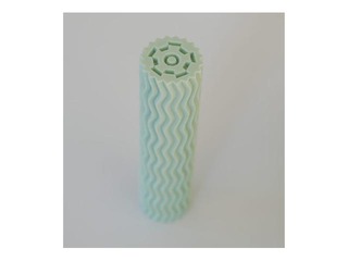 Rullik lainelise reljeefi loomiseks Mīci, pastellsinine