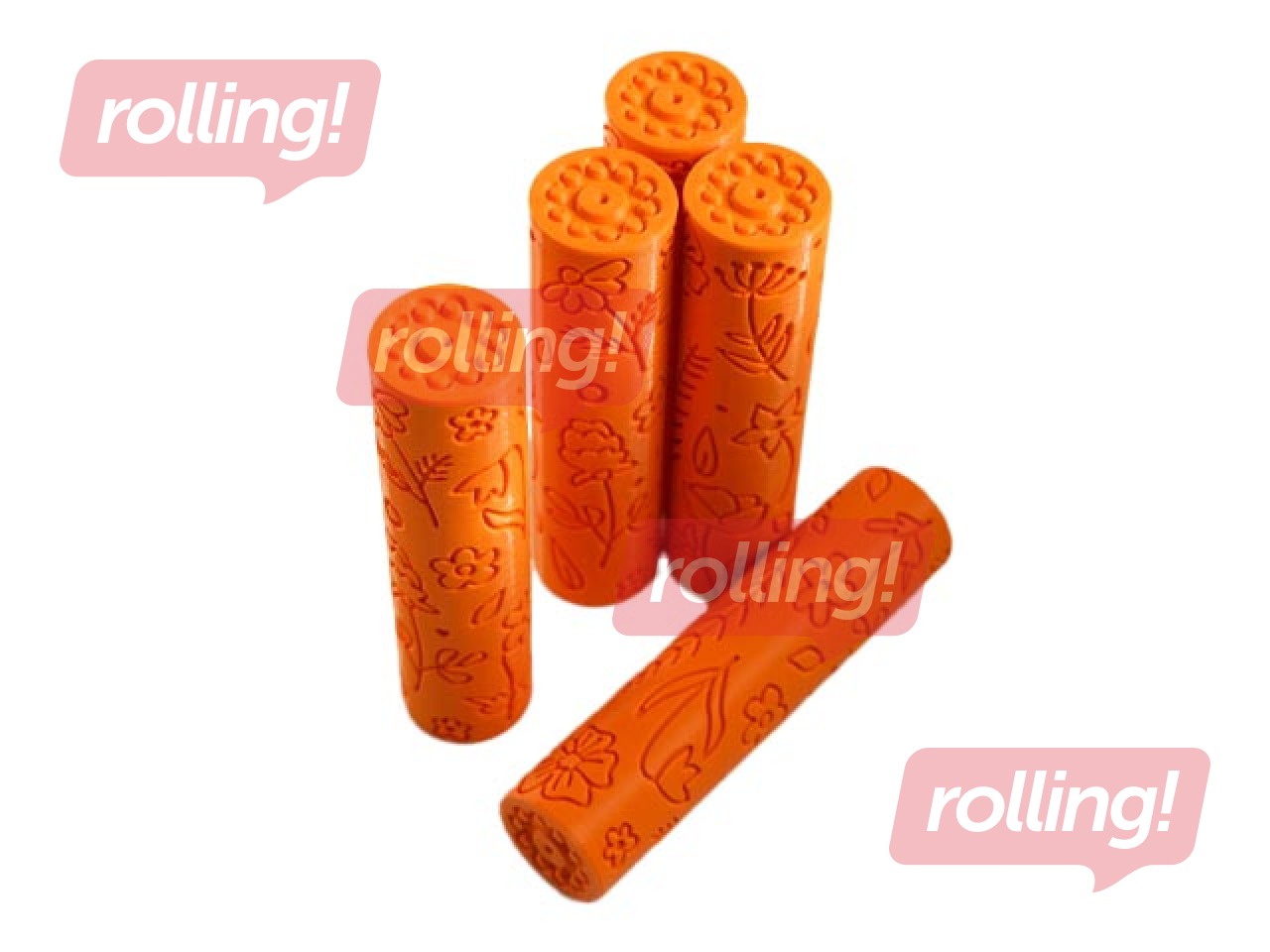 Rullik niidulille reljeefi loomiseks Mīci, oranž