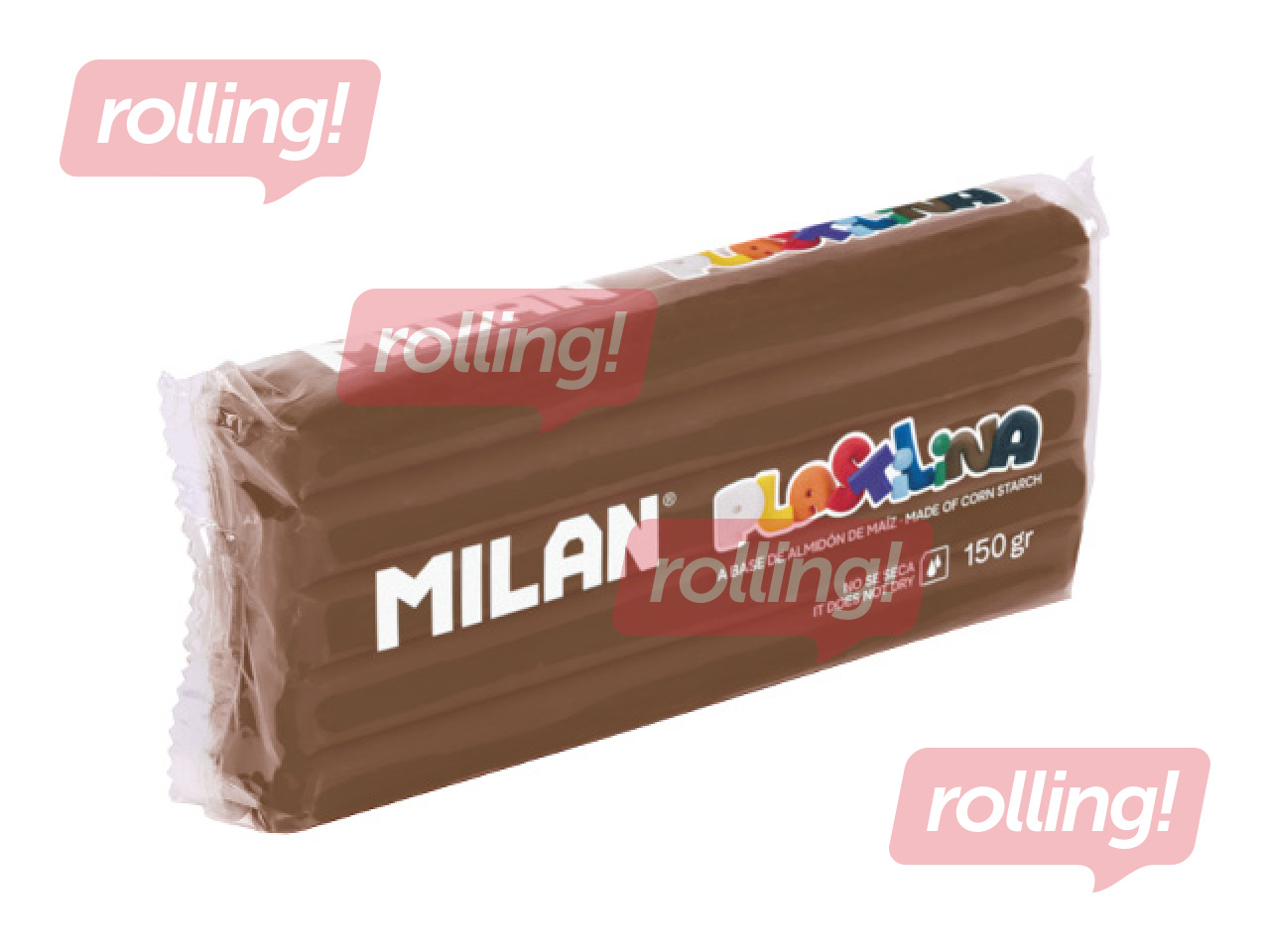 Modelling clay Milan, 150g, brown