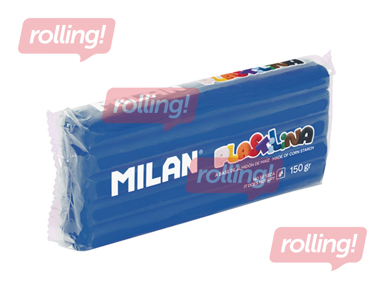 Plastiliin Milan, 150g, tumesinine