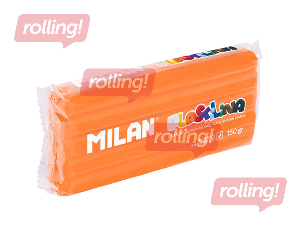 Plastiliin Milan, 150g, oranž