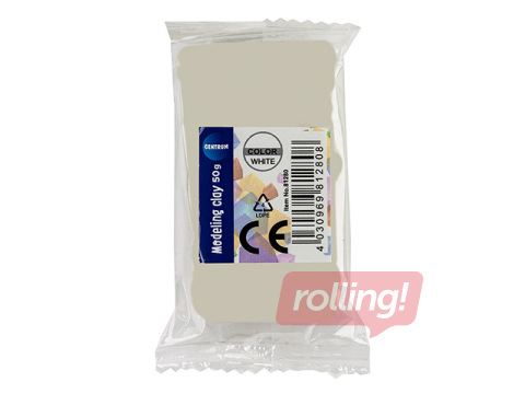 Plastiliin Centrum, valge, 50g