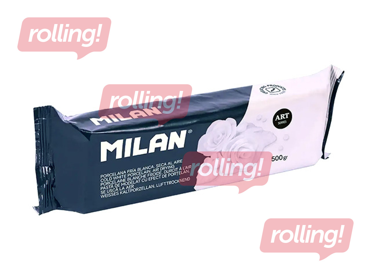 Modelling clay Milan, white, 500g