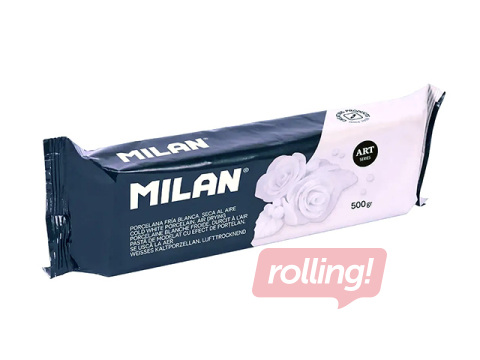 Veidošanas māls Milan, balts, 500g