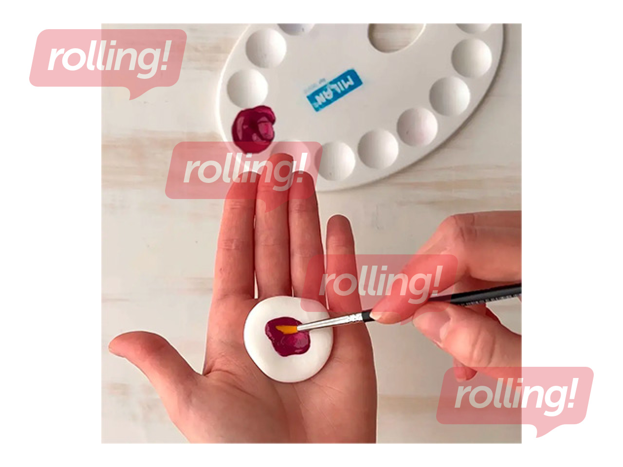 Veidošanas māls Milan, balts, 500g