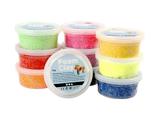 Modelling foam clay Creative, various colors, 10x35g