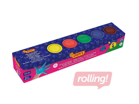 Finger paints JOVI,35ml, 5 colors 