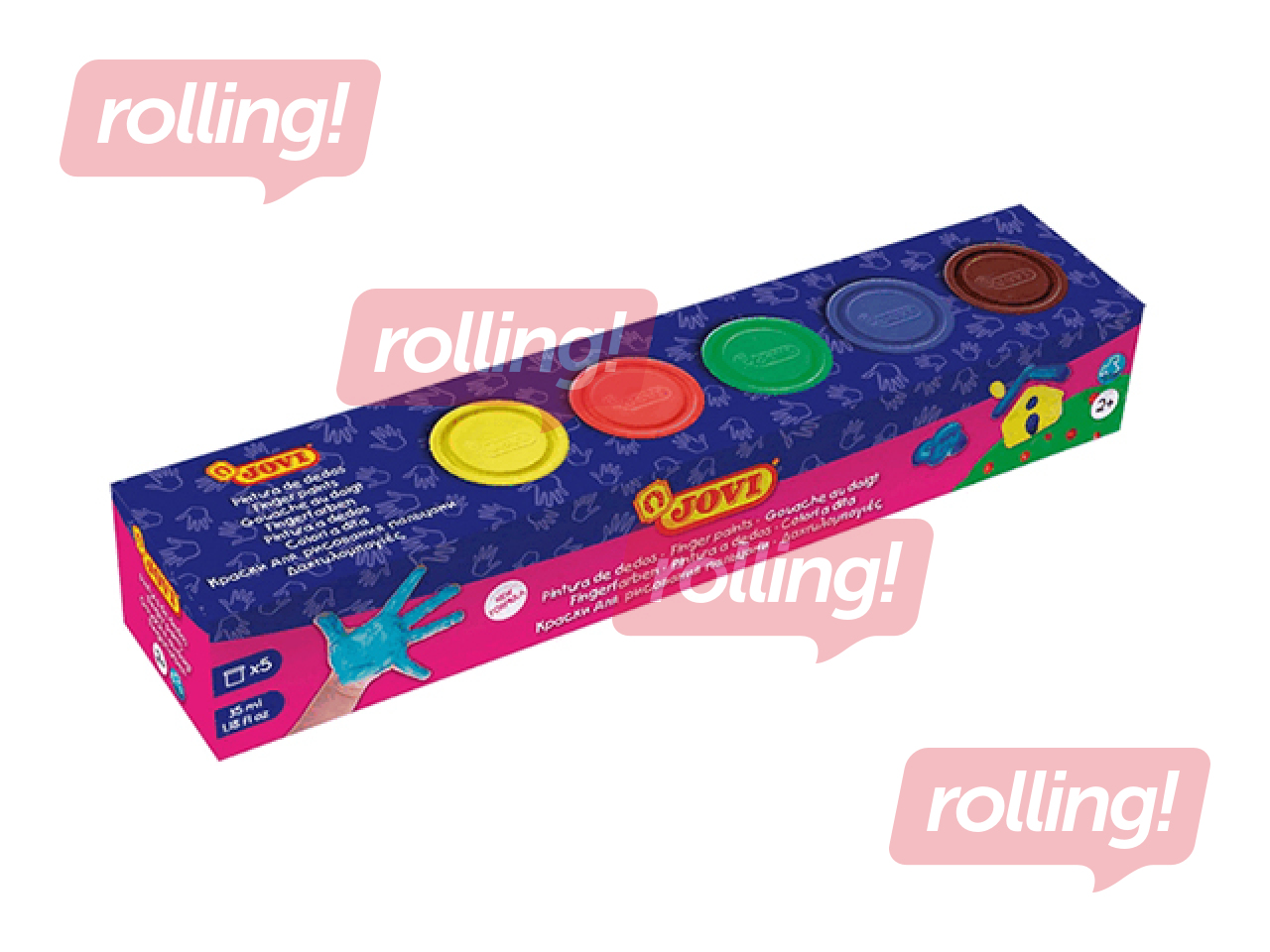 Sõrme värvi JOVI,35ml, 5 värvi