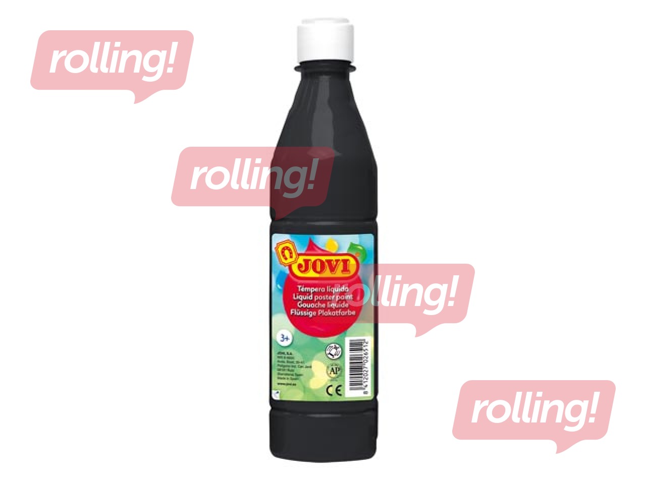 Guaššvärv Jovi, must, 500ml