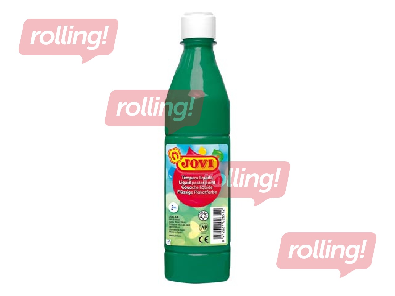 Guaššvärv Jovi, tumeroheline, 500ml