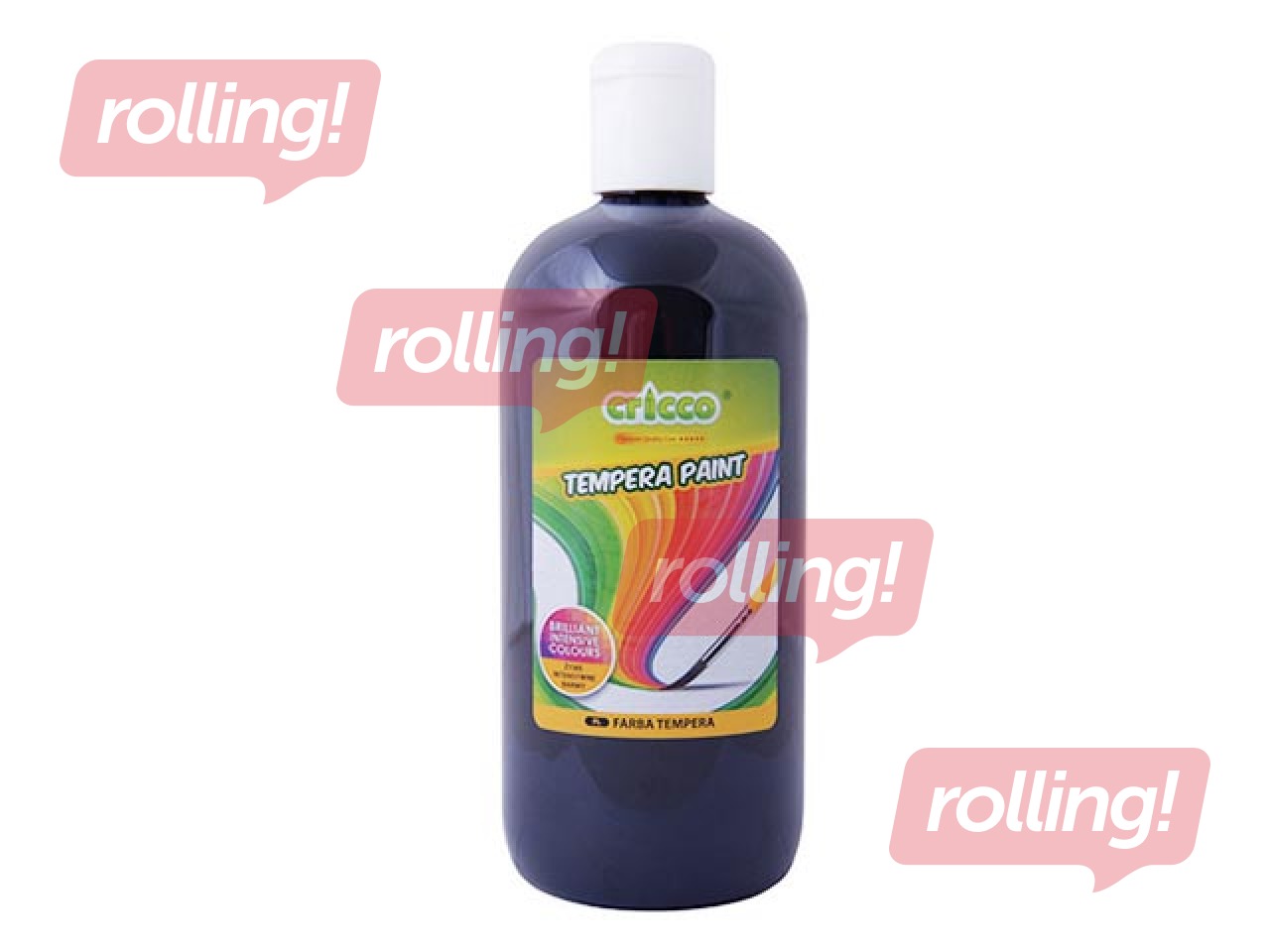 Guaššvärv Cricco, must, 500ml