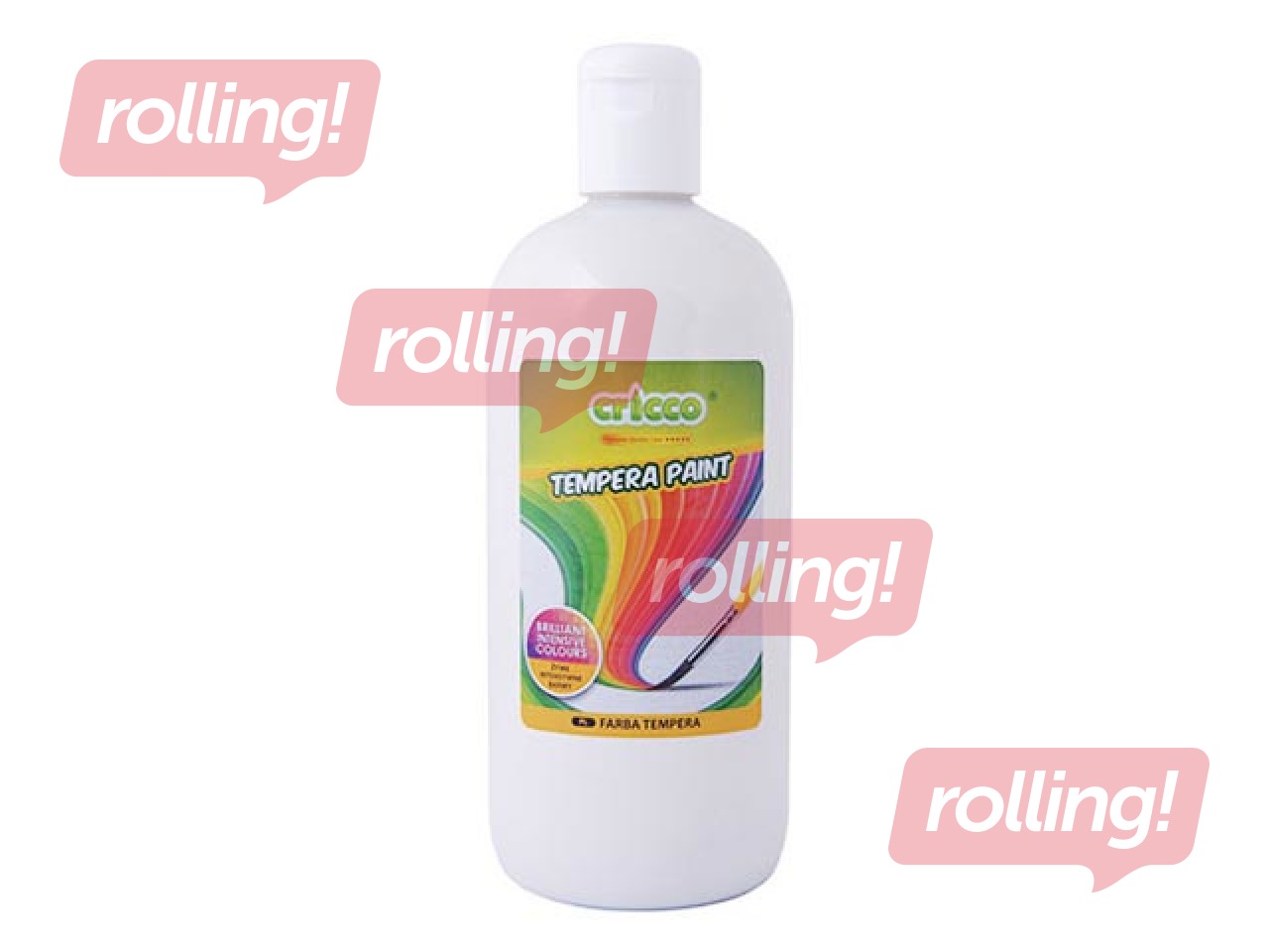 Guaššvärv Cricco 500 ml, valge