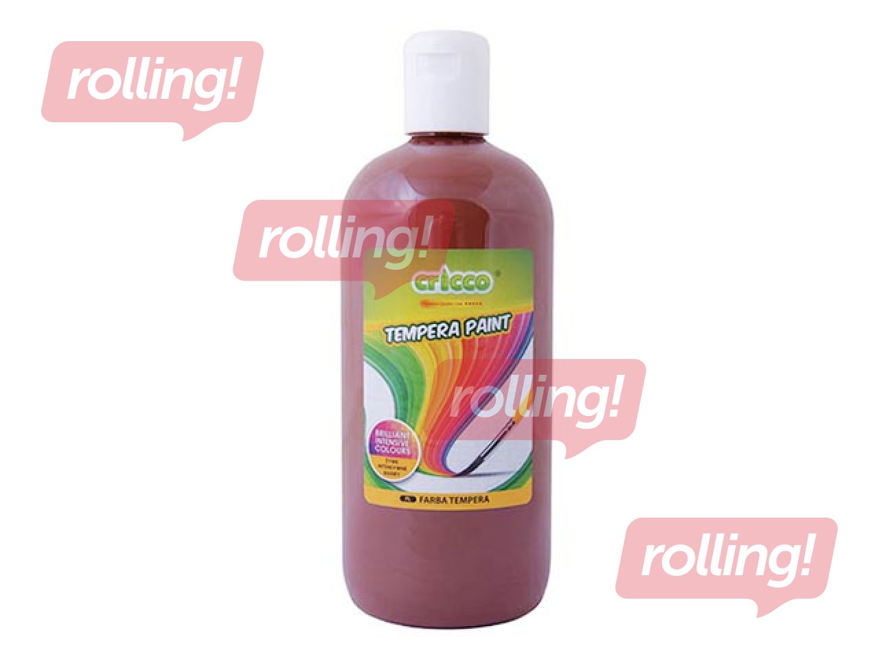 Guaššvärv Cricco, pruun, 500ml