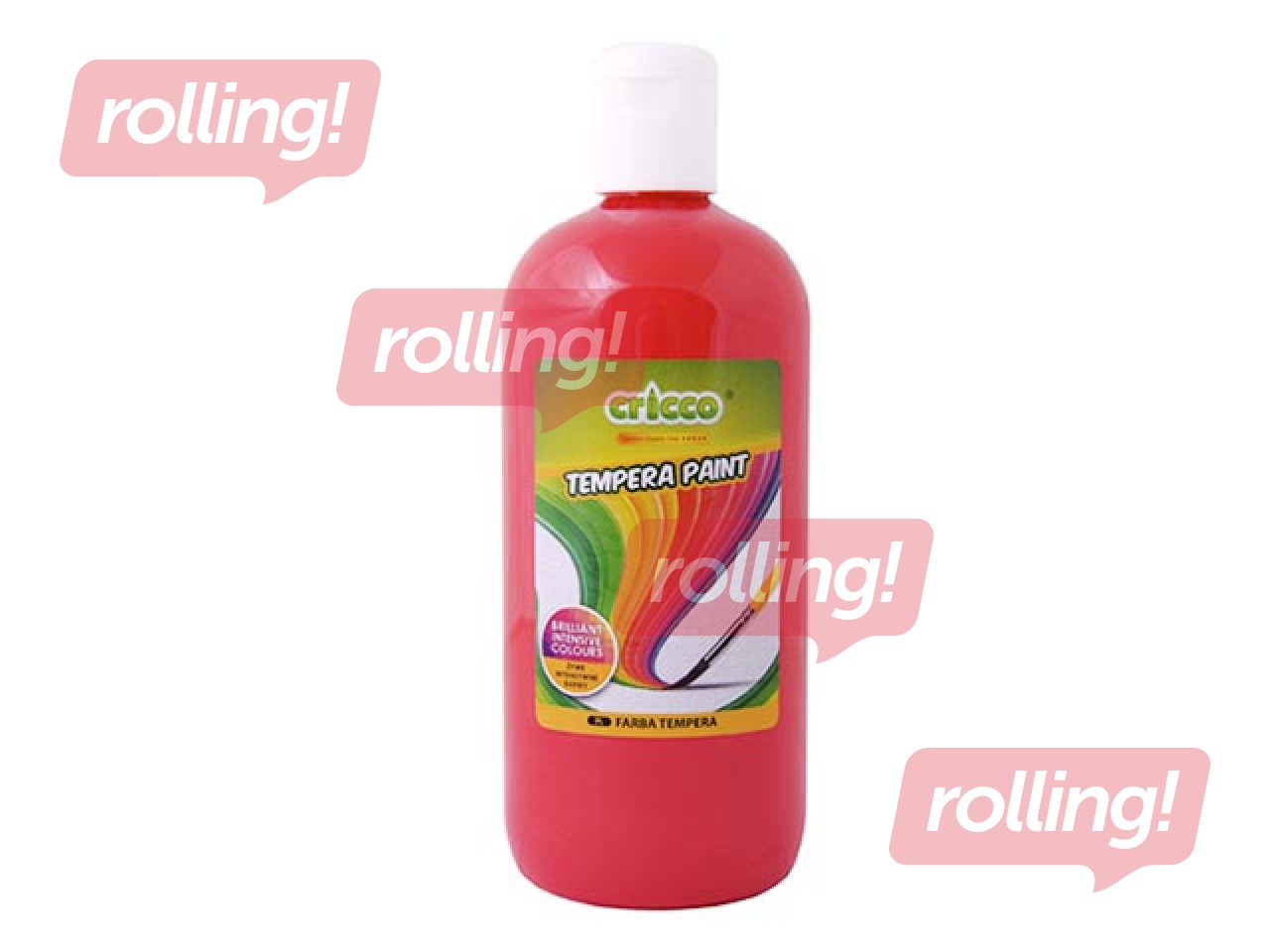 Gouache Cricco, red, 500ml