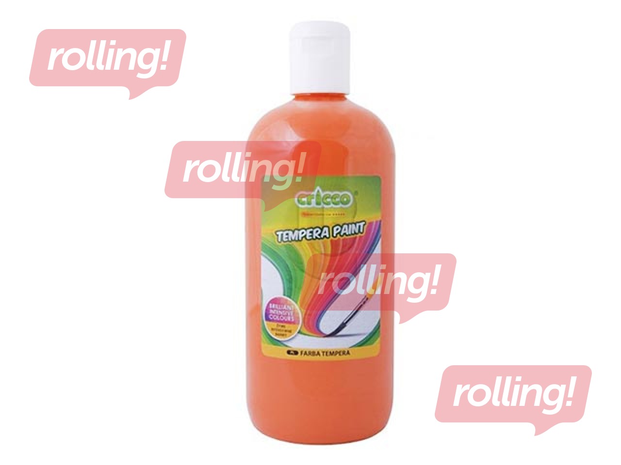 Guaššvärv Cricco 500 ml, oranž