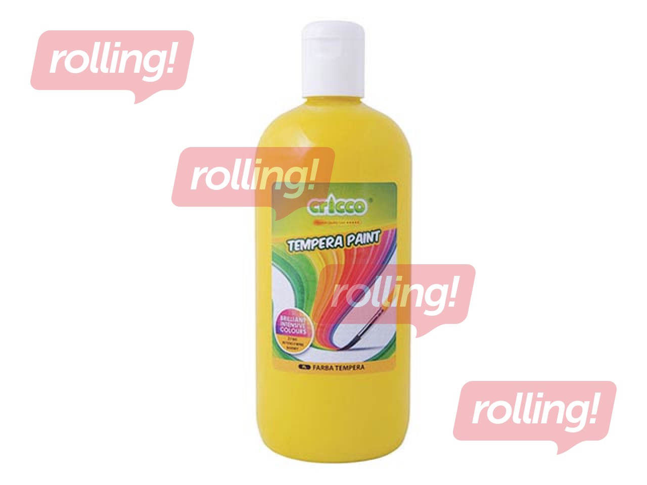 Guaššvärv Cricco, kollane, 500ml