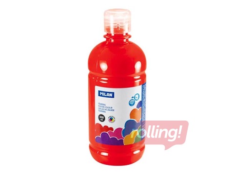 Plakativärv Milan, punane, 500ml