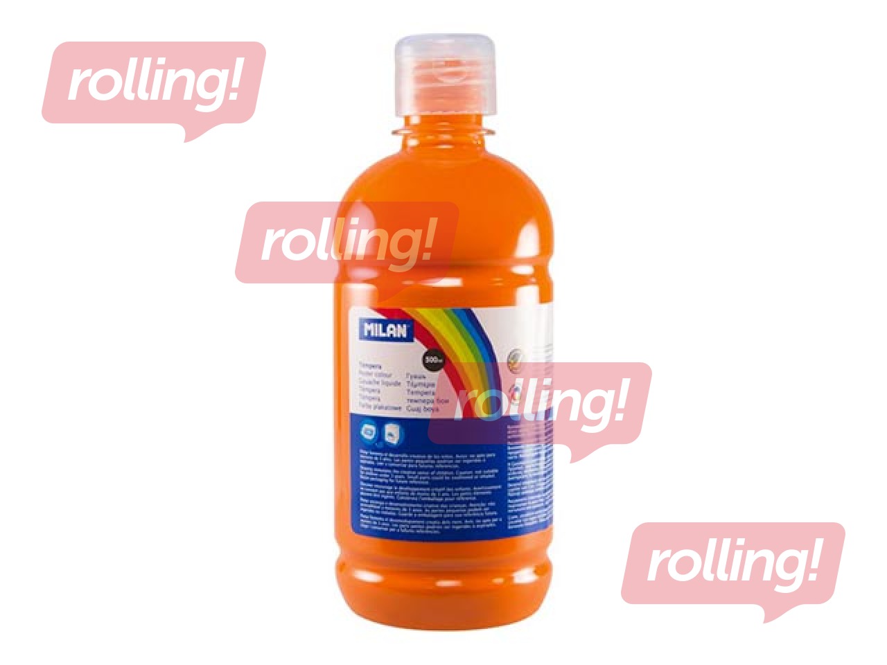 Гуашь Мilan, оранжевый, 500мл