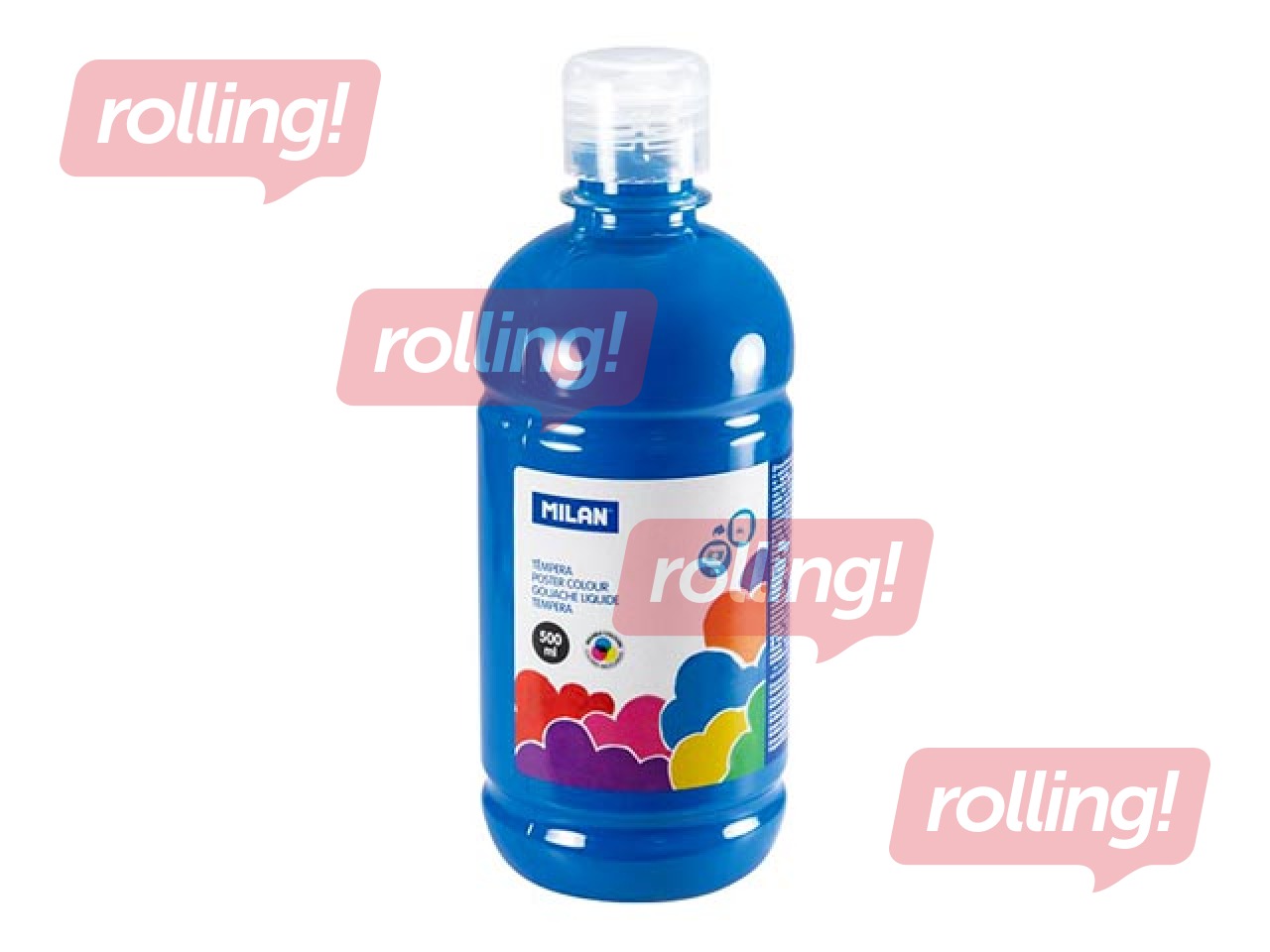 Plakativärv Milan, sinine, 500ml