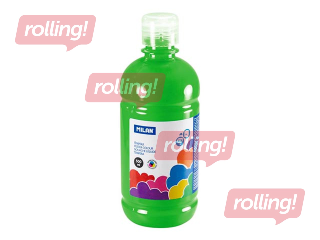 Plakativärv Milan, heleroheline, 500ml