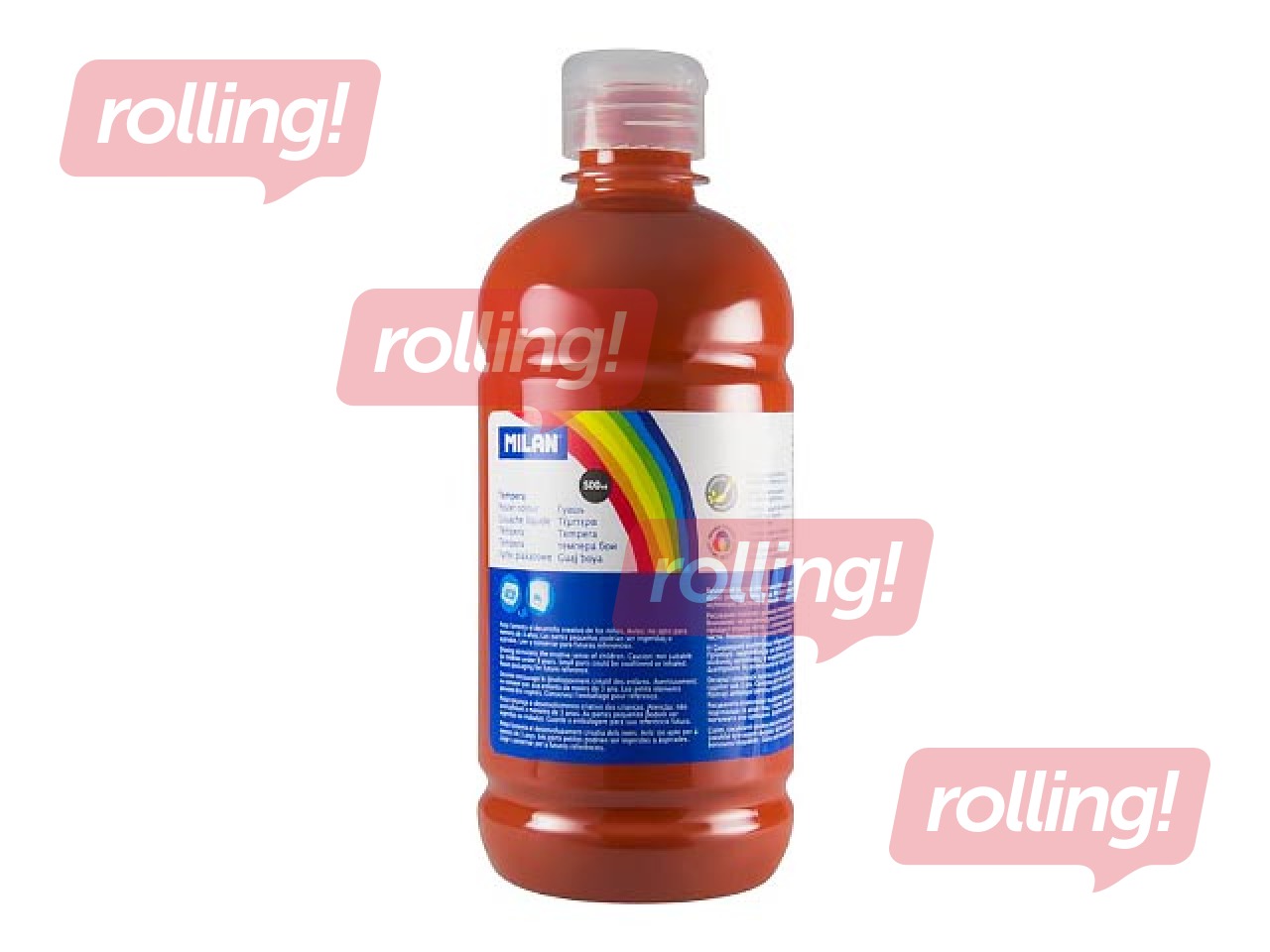 Plakativärv Milan, 500ml, pruun