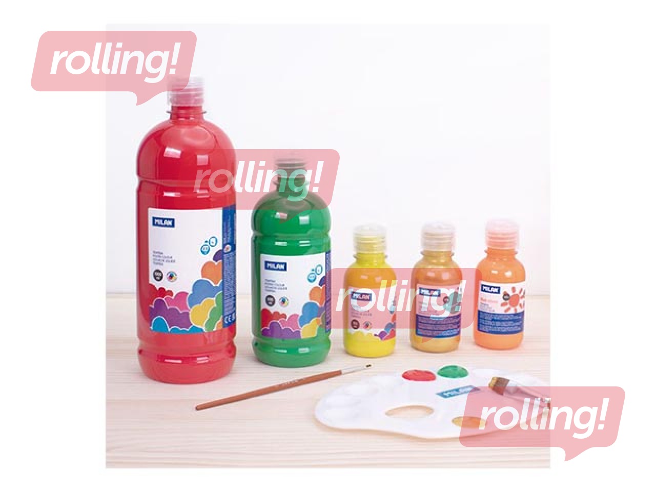 Plakativärv Milan, 500ml, pruun