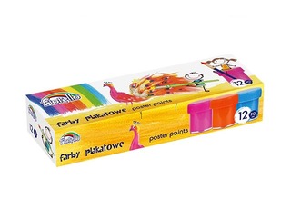 Water Poster Paint, 20ml, 12 Colours