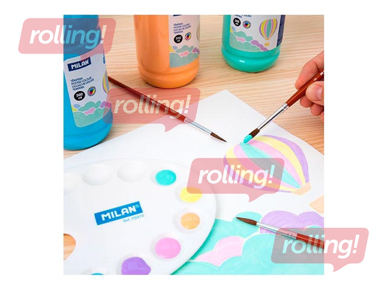 Гуашь Мilan, светло-розовый, 500мл