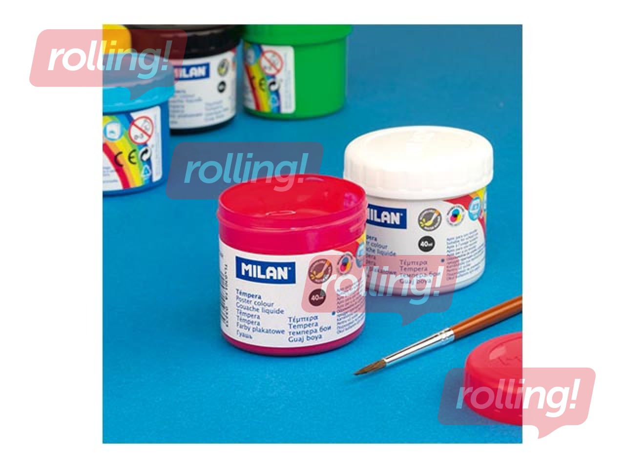 Poster paint Milan, 40ml, 6 colours