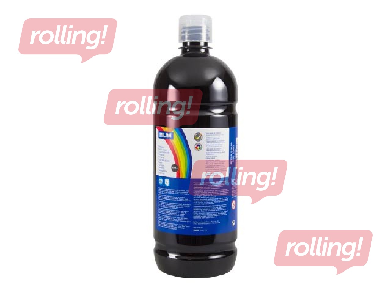 Poster paint Milan, 1000ml, black
