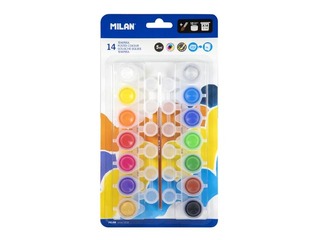 Gouache paints Milan, 14 colours, 5ml