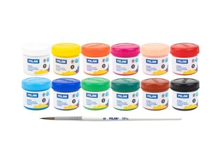 Poster paint Milan, 40ml, 12 assorted colours