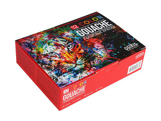 Gouache colors Osiris, 20ml, 12 colors