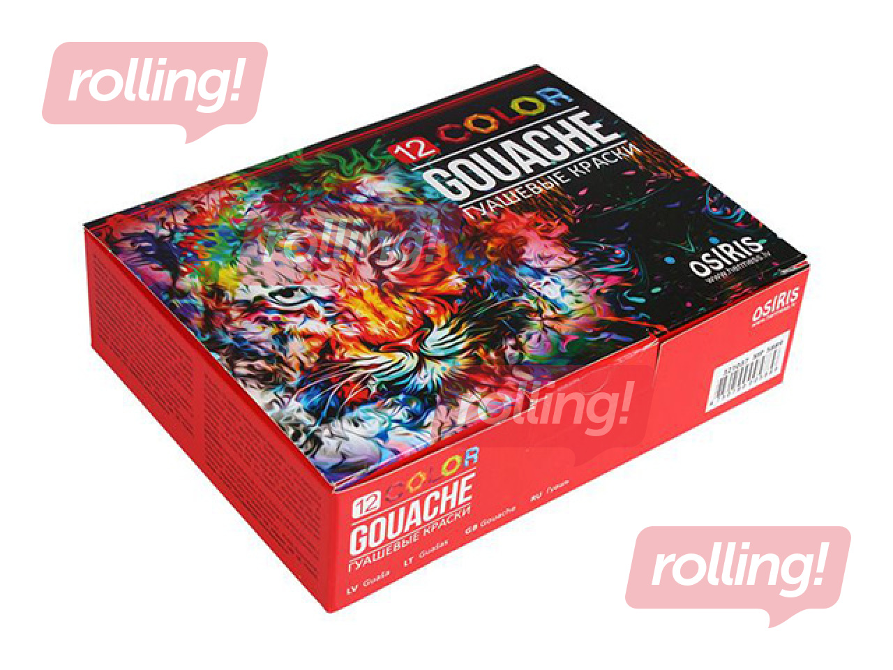 Gouache colors Osiris, 20ml, 12 colors