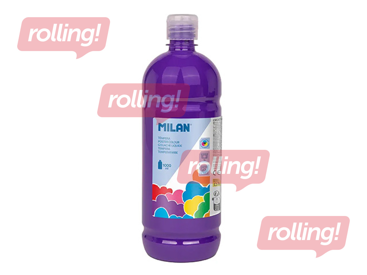 Guašš Milan, violetne, 1000ml