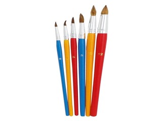 Pintslite komplekt 252B, 6 tk. Kitse karv N2, 4, 6, 8, 10, 12