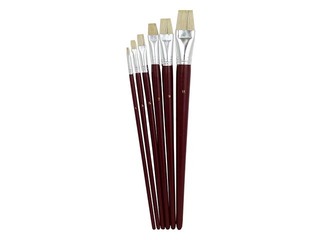 Brush set 685A, 6 pcs., Flat bristles N1, 3, 5, 7, 9, 11