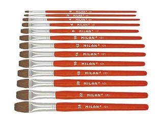 Кисть Milan 121, Nr.6, плоская