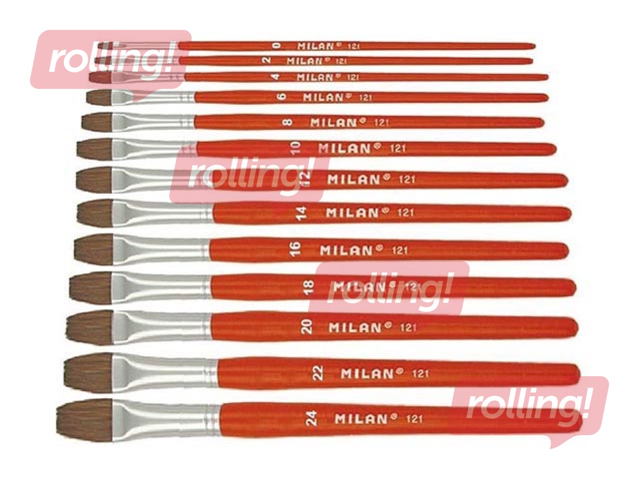 Otiņa Milan 121, Nr.6, plakana