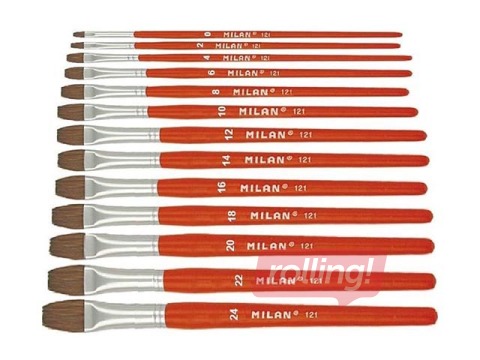 Brush Milan 121, Nr.8, flat