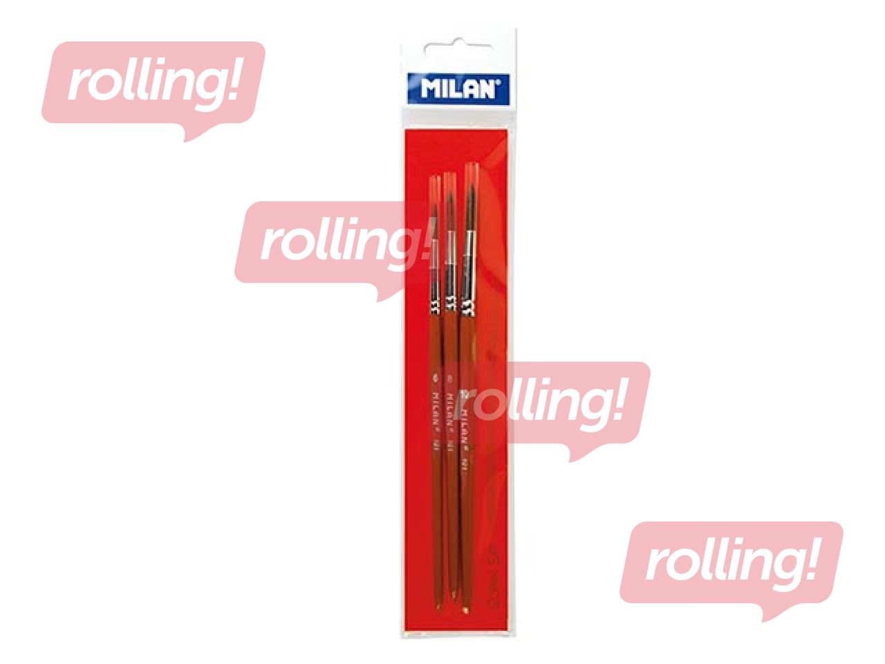 Brushes Milan 101, 3 pcs