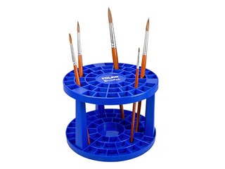 Brush holder Milan, blue