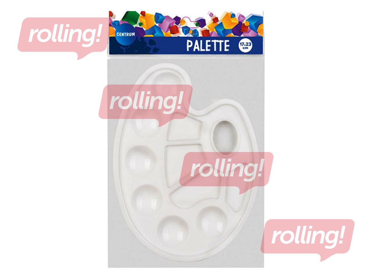 Painting palette Centrum, oval