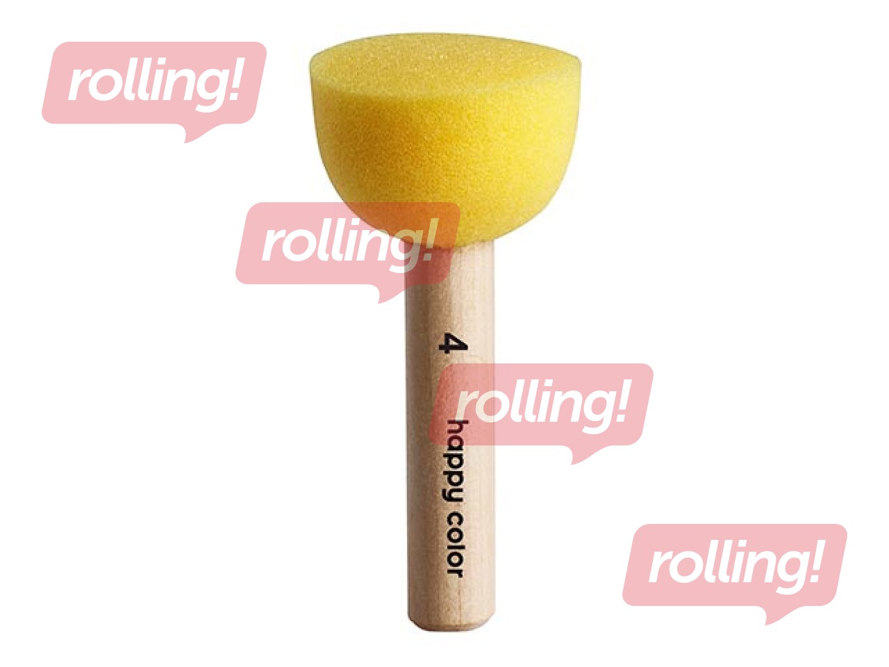 Käsnpintslite komplekt Happy Color, 4 tk