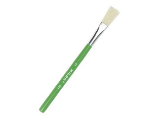 Bristle flat brush for glue and poster paint Milan 221 Nr.0