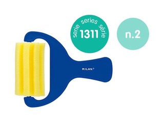 Sponge roller Milan 1311, horizontal stripes, 70mm